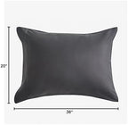 DOZ by SIJO Pillowcase Set, 100% Viscose derived from Organically Grown Bamboo, Buttery Soft, Silky, Breathable, Cooling, Oeko-TEX, High GSM, 2-Pack, Envelope Closure (King, Storm) - Image 4