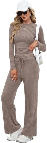 RUMIA Lounge Sets for Women Fall Outfits Sweater Cozy 2 Piece(S-2XL) - Image 2