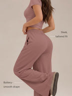 Trendy Queen Women's 2 Piece Matching Summer Lounge Set with Pockets - Image 4