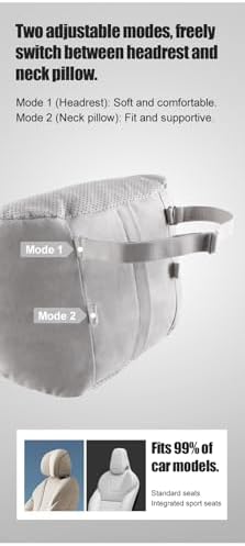 2PCS Car Neck Pillow & Lumbar Support Breathable Suede Set for Cars - Image 7