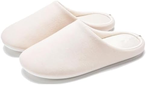 Cozy Cotton Indoor Slippers for Women Non-Slip Quiet House Shoes by Unknown