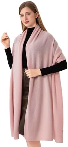 Cashmere Wrap Soft Knitted Scarf Stole for Women Airplane Travel Blanket Shawl 87x28 IN Extra Large Pashmina - Image 2
