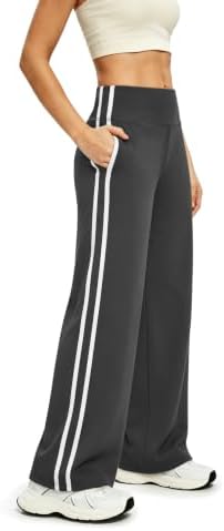 Alaroo Women's Pants Wide Leg High Waist with Pockets Loose Stretch Casual - Image 4