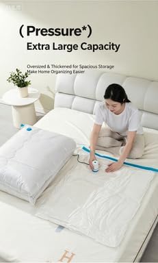 Vacuum Storage Bags for Household Closet & Clothing, 9‑Pack - Image 4