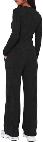 RUMIA Lounge Sets for Women Fall Outfits Sweater Cozy 2 Piece(S-2XL) - Image 4