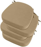 idee-home Outdoor Chair Cushions Set of 4, 17" x 17" D-Shaped by idee-home