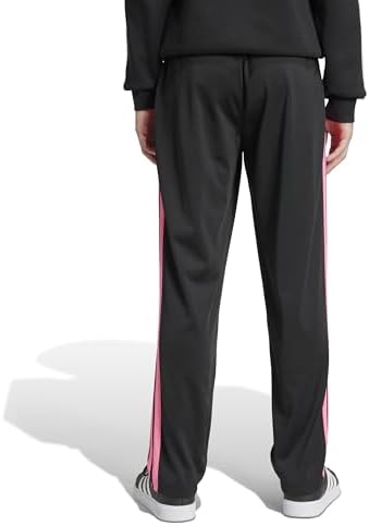 adidas Mens Dayready Open Hem Tracksuit Bottoms Casual - Black - Image 2