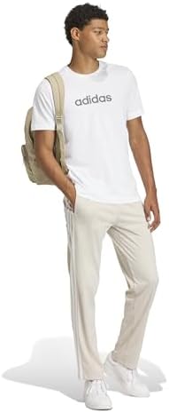 adidas Mens Dayready Open Hem Tracksuit Bottoms Casual - Black - Image 2