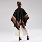 Lacavocor Women's Shawl Wrap Poncho Cape Cardigan Open Front - Image 4