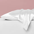 100% Mulberry Silk Pillowcase Only for Cervical Support Pillow, Orthopedic Contour Pillow, Full Size 24" x 16", Travel Pillowcase 16 x 24, Decorative Throw Pillow Case (24" x 16", White) by Cozysilk%7CBringNatureHome