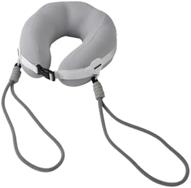 QUQUQ Travel Neck Pillow for Sleeping U-Shaped Portable Travel Neck Pillow Suitable for Support On Airplanes Comfortable(Grey) by Unknown