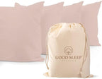 1000 TC Blush King Pillowcases Set of 4 100% Egyptian Cotton Pillow Cases by GoodSleepBedding