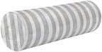 Bolster Pillow for Legs Firm Bedding Neck Roll Pillow Round Pillows Decorative Cylinder Decorative Pillow Lumbar Support Pillow Ghostwhite Stripe by Caihoyu