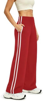 Alaroo Women's Pants Wide Leg High Waist with Pockets Loose Stretch Casual - Image 4