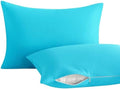 NTBAY Toddler Pillows with Pillowcases Set, 4 Piece 13 x 18, Blue by NTBAY