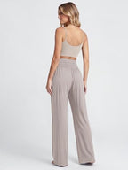 ODODOS Women's Wide Leg Palazzo Lounge Pants with Pockets Light Weight Loose Comfy Casual Pajama Pants-26/28/30"/32" Inseam - Image 4