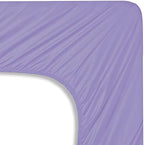 Mocassi Twin XL Sheet Set - Luxury Hotel 1800 Premier Bedding Sheets & Pillowcases - Ultra Soft Breathable & Cooling Bed Sheets - Deep Pocket - Wrinkle Resistant - 4 Piece Set - Twin XL, Lilac - Image 5