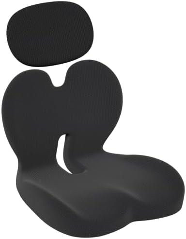 Thick Trucker Car Seat Cushions with Lumbar Back Support Pillow - Image 2