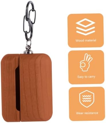 Angoily 3pcs Earphone Case Handcrafted Wooden Design Comfortable Feel Shock Drop Cover Skidproof Buckle Revitalize Your Earbuds - Image 3