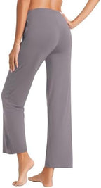 WiWi Pajama Pants for Women Viscose from Bamboo Super Soft Wide Leg Cooling Sweatpants Drawstring Bottoms Sleep Pj Pant S-XXL - Image 2