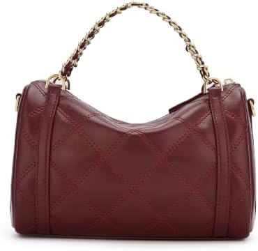 ELLE Women’s Quilted Chain Shoulder Bag, Black Pillow Purse, Small Handbag for Work, Party and Everyday Use - Image 4