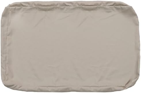 FLYMEI Patio Cushion Covers 48x24x5, Beige, 1Packs by FLYMEI