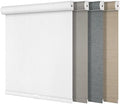 Boolegon Blackout Roller Shades for Windows, White, 46.5" W x 72" H by Boolegon