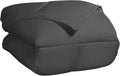 SUPERIOR All Season Reversible Down Alternative Comforter, King, Grey by SUPERIOR