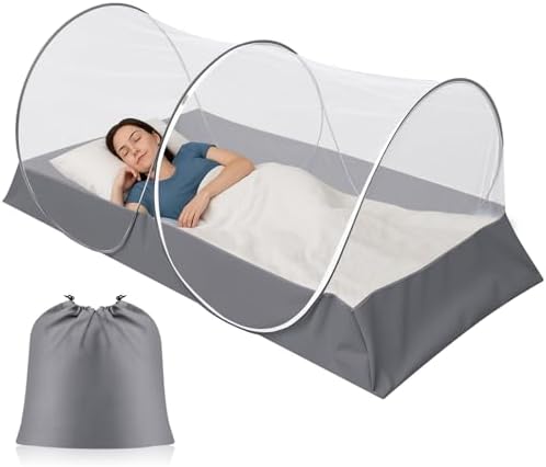 1 Pcs Mosquito Netting for Camping Bed 78 * 39 * 28 Inch, White by Hubeii