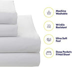 Sweet Home Collection 7 Piece Comforter Set Bag Solid Color All Season Soft Down Alternative Blanket & Luxurious Microfiber Bed Sheets, Genova, King - Image 3