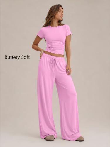 Trendy Queen Women's 2 Piece Matching Summer Lounge Set with Pockets - Image 2