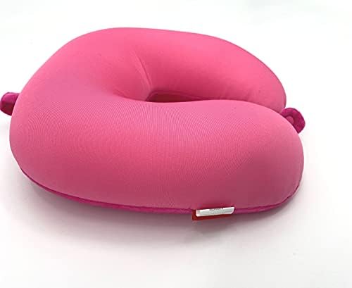 Bookishbunny 2pks U Shape Microbead Travel Neck Pillows Neck Head Support Airplane Bus Train Car Traveling Driving (Pink) - Image 5