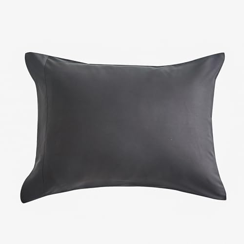 DOZ by SIJO Pillowcase Set, 100% Viscose derived from Organically Grown Bamboo, Buttery Soft, Silky, Breathable, Cooling, Oeko-TEX, High GSM, 2-Pack, Envelope Closure (King, Storm) - Image 3