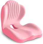 CHANCEE Ergonomic Seat Cushion with L-Shaped Design for Office Chair (Pink) by StyleComfortforEveryHome