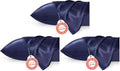 Bedsure Satin Pillowcases, Similar to Silk Pillow Cases Queen Size Set of 6, Pillow Case for Sleeping Women with Envelope Closure, Gifts for Women Men, Navy, 20x30 Inches, 6pcs by BEDSURE