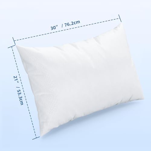 JMU 600PCS Disposable White Pillow Case 21" x 30", Tissue/Poly Single Use Pillowcases Medical - Image 6