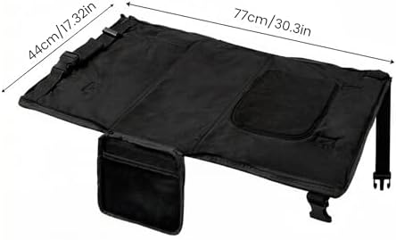 Inflatable Beds, Toddler Travel Bed, Toddler Airplane Bed, Lightweight Airplane Foot Hammock with Storage Bag, Adjustable Travel for Flights - Black - Image 4