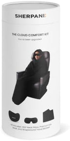 Sherpani Cloud Comfort Kit Travel Set, Memory Foam Neck Pillow (Black) - Image 7