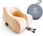 360° Travel Neck Pillow for Airplane – Memory Foam Travel Pillow with Head, Neck & Chin Support, Compact Airplane Pillow for Long Flights with Carrying Case - Image 2