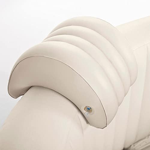 Intex PureSpa Maintenance Cleaning Accessory Kit and Cup Holder with Storage Tray Attachment and Inflatable Removable Headrest Pillows, (2 Pack) - Image 6