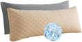 WhatsBedding Memory Foam Body Pillow with Cover, Long Bed Pillow for Adults by WhatsBedding