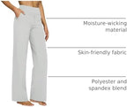 G4Free Yoga Pants for Women Wide Leg Pants with Pockets High Waisted - Image 4