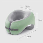QUQUQ Travel Neck Pillow for Sleeping Multifunctional Neck Pillow Suitable for Office Naps and Travel Support Comfortable(Pink) - Image 2