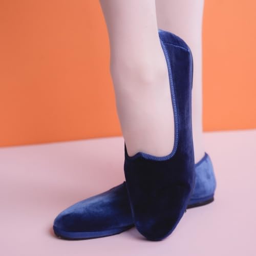 Tradizionale Friulane Shoes for Women – Velvet Ballet Slippers, Italian Handmade Women's Loafers & Slip-Ons, Elegant Indoor Slippers - Image 2
