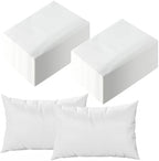 JMU 200PCS Disposable Pillow Case 21" x 30", Tissue/Poly Single Use Pillowcases Medical, White by JMU
