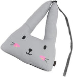 Garosa Car Travel Pillow, Soft Washable Neck Head Support Cushion for Long Distance Travel Kids Adults Cotton Gray 1 Pack - Image 2