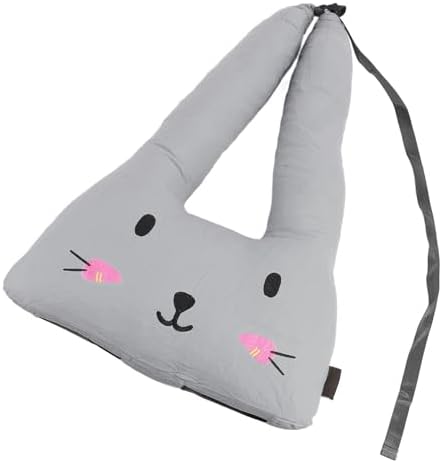 Garosa Car Travel Pillow, Soft Washable Neck Head Support Cushion for Long Distance Travel Kids Adults Cotton Gray 1 Pack - Image 2