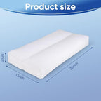 MINUPWELL Knee Pillow for Side Sleepers, 6 Inch Height Between Leg & Under Knee Pillow for Back Sleepers - Leg Pillow with 1200G 7D High Suppot Alternative for Relieving Leg, Back, and Knee Pain - Image 5
