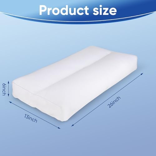 MINUPWELL Knee Pillow for Side Sleepers, 6 Inch Height Between Leg & Under Knee Pillow for Back Sleepers - Leg Pillow with 1200G 7D High Suppot Alternative for Relieving Leg, Back, and Knee Pain - Image 5