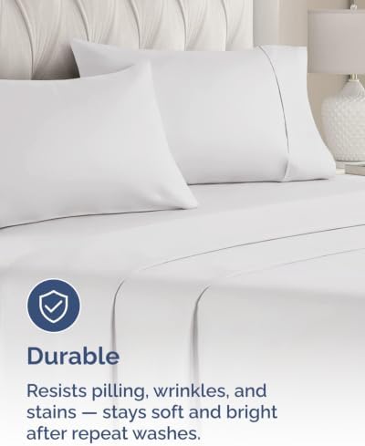 Queen Pillow Cases - 10 Pack Pillowcase Covers - 20" x 30" (French Grey) - Image 4